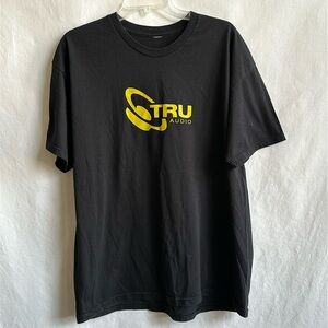 TruAudio deep black soft T-shirt, size XL